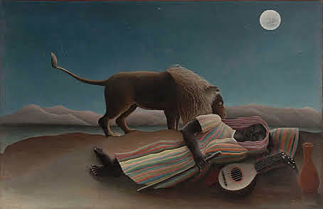 Henri Rousseau - La gitana dormida.
