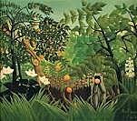 Henri Rousseau - Paisaje exótico.