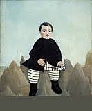 Henri Rousseau - Niño en la piedra.