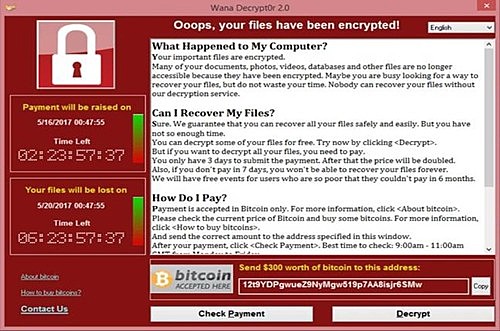 WANNA CRY RANSOMWARE