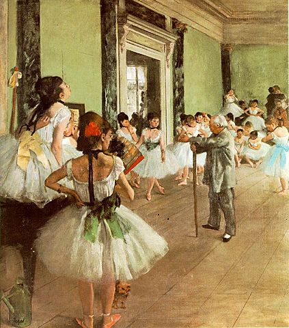 Edgar Degas-The Dancing Class-Impresionista