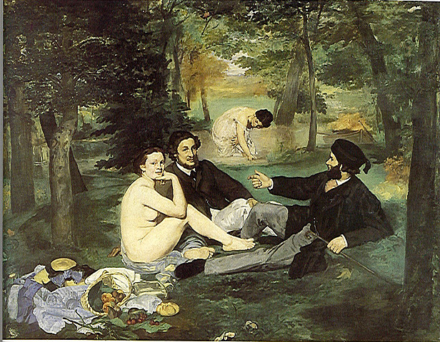 Édouard Manet-Le Déjeuner sur l'Herbe-Impresionista