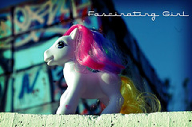 Ponies at my 4th birthday party