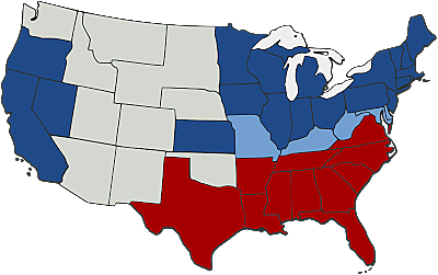 Border states choose sides