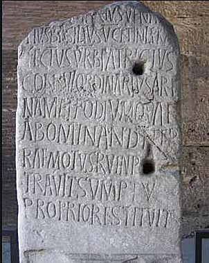 Rome's law were written for all to see