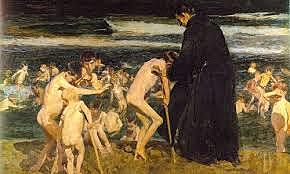 Joaquín Sorolla-Triste herencia-Impresionismo