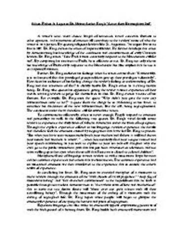 Letter from Birmingham Jail