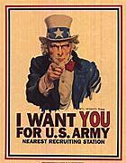 Désign graphique,I want you for u.s.army "L'oncle Sam".