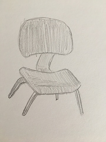 chaise LCW, Charles et Ray Eames, 1946