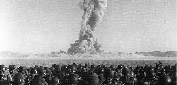 Atoombom testen
