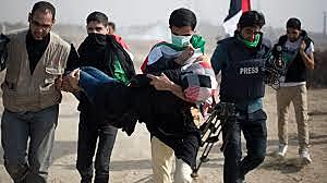 Palestinian millitants kidnapped journalists.