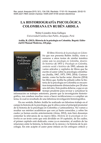 Los estudios de Ardila