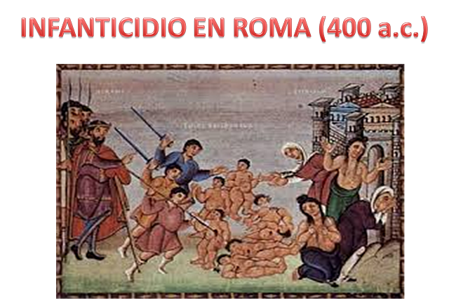 EL INFANTICIDIO EN ROMA (500 a.c.)