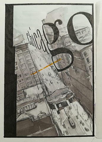 Affiche "Chicago, Naissance d'une métropole, 1877-1922"