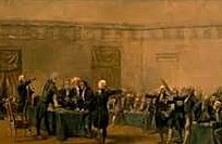 The signing of the Declaration of Independence