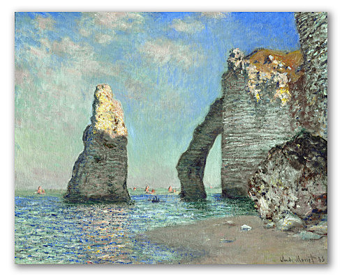The Cliffs at Étretat (Claude Monet)