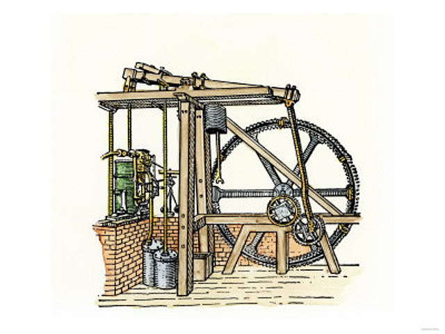 Steam Engine/ Stamp Act.