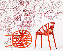 vegetal chair blooming
