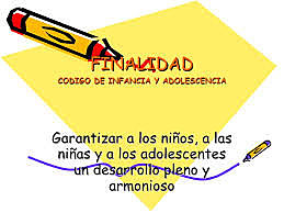 CÓDIGO DE INFANCIA Y ADOLESCENCIA - LEY 1098 DE 2006