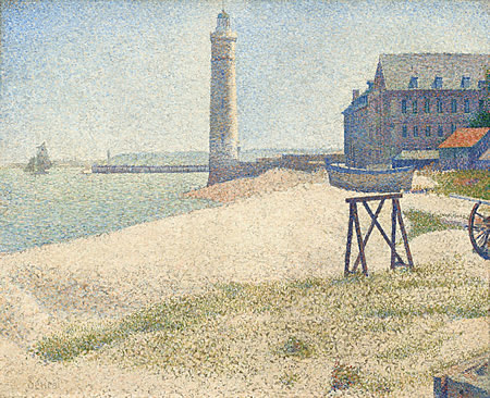 The Lighthouse at Honfleur (Seurat)