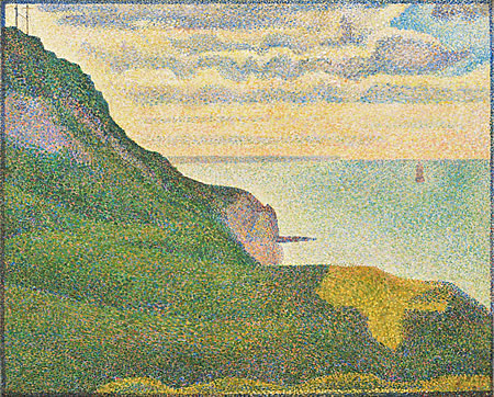 Seascape at Port-en-Bessin, Normandy (Seurat)