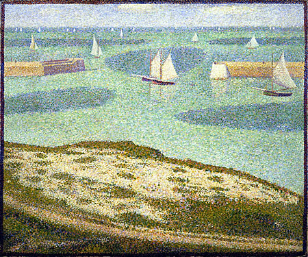Port-en-Bessin, Entrance to the Harbor (Seurat)