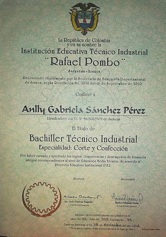 BACHILLER TÉCNICO INDUSTRIAL