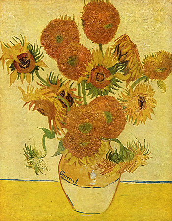 "Los girasoles"  (Vincent van Gogh)