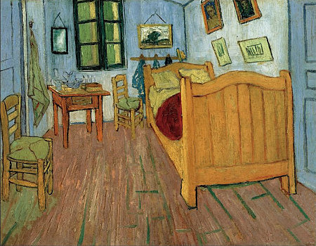 "Habitación de Vincent en Arles" (Vincent van Gogh)