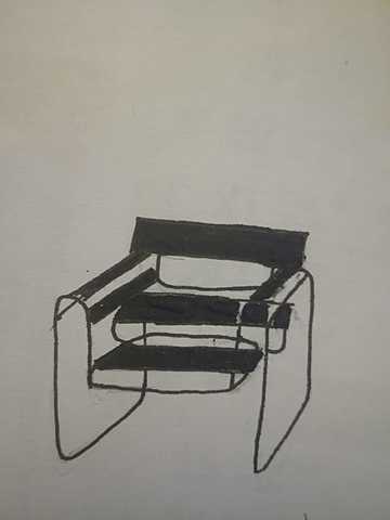 Chaise B3 ou Wassily