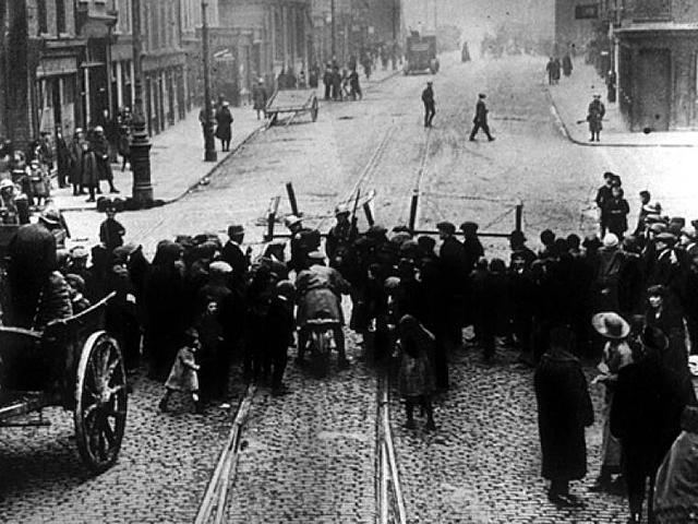 La revuelta de Lunes de Pascua en Irlanda.