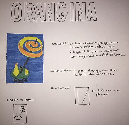 affiche Orangina