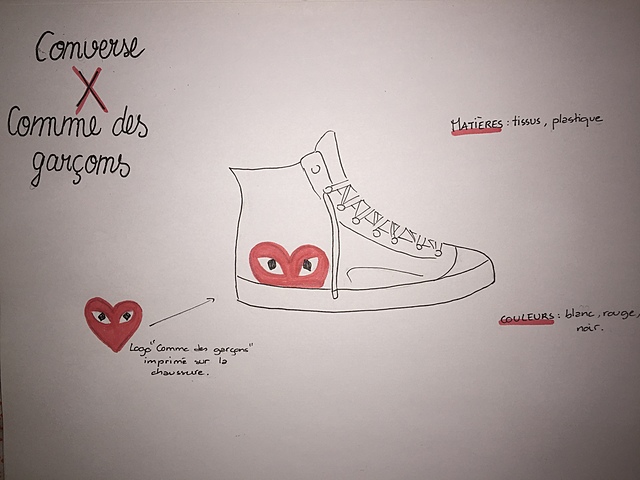 comme des garçons X converses