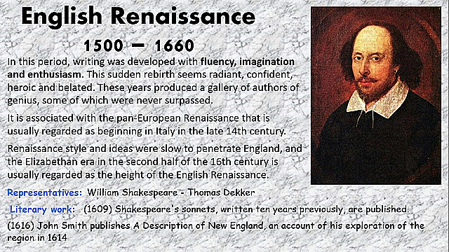 1500 ENGLISH RENAISSANCE
