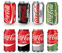 tipos de Coca Colas