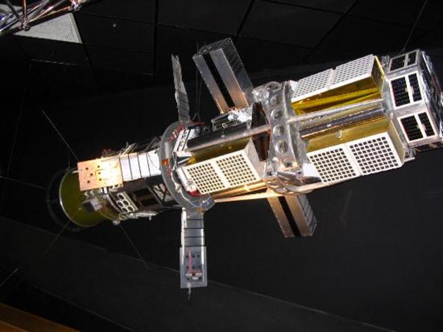 Explorer I, the first U.S. satellite, successfully orbits the earth