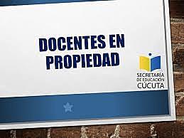 Ser profesora en propiedad