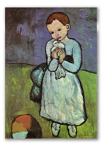 Picasso - Niños con paloma