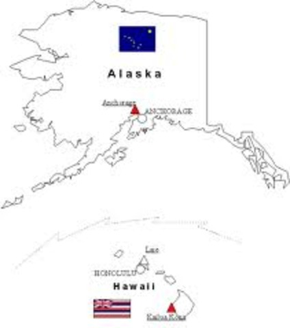 Hawaii and Alaska