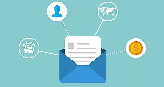 Aparece el coreo electrónico.