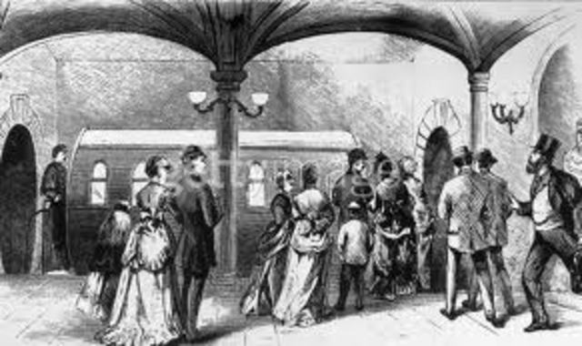 First U.S. railroad station opens in Baltimore