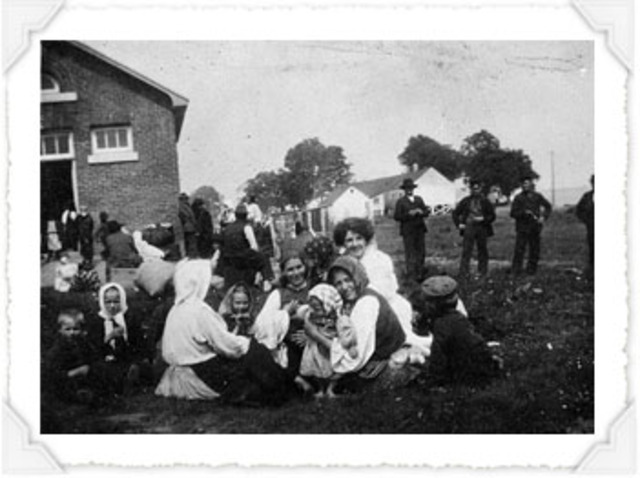 in the  late 1800s  immigrants settled in Canada