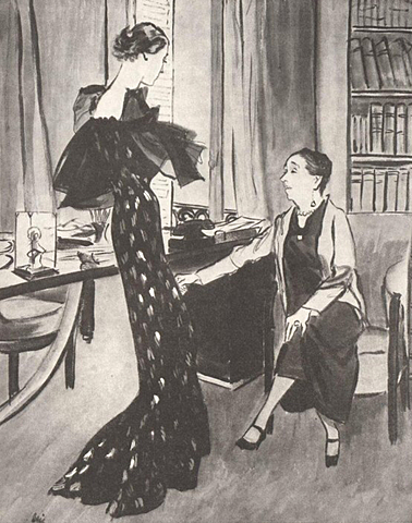 Une pièce de la collection Vogue mars 1934