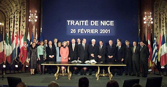 The treaty of Nice is signed