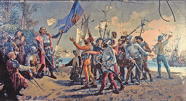 Columbus discovers America