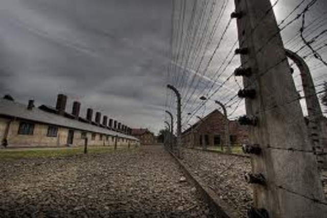 Auschwitz concentration camp in Poland