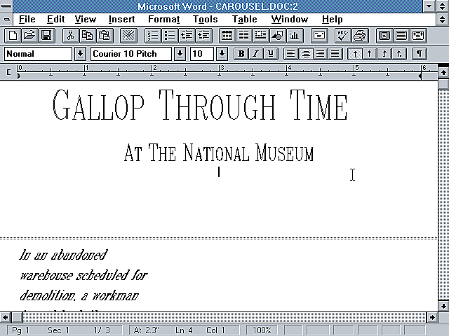 Word para Windows 2.0