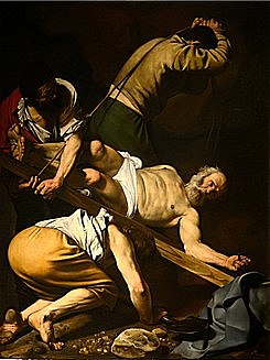 Crucifixión of Saint Peter-Caravaggio