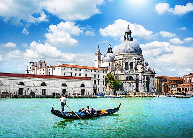 Bacilica Barroca de Santa Maria de la salud en Venecia