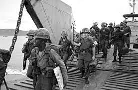 Arrival of U.S. Troops